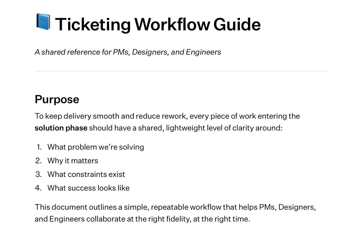 Ticketing Workflow Guide - Slab document